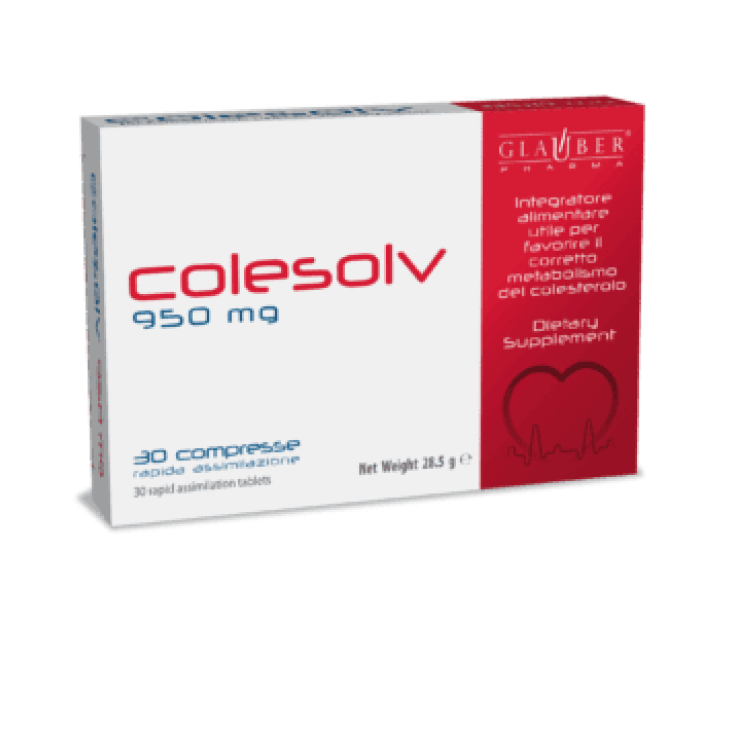 Glauber Pharma Colesolv Nahrungsergänzungsmittel 30 Tabletten