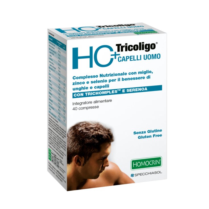 Specchiasol HC + Tricoligo® Männerhaar mit Trichomples ™ und Serenoa 40 Tabletten