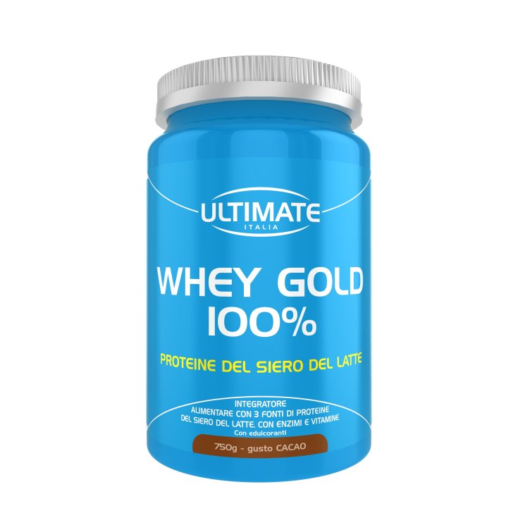 Ultimate Whey Gold 100 % Nahrungsergänzungsmittel mit Kakaogeschmack 750 g