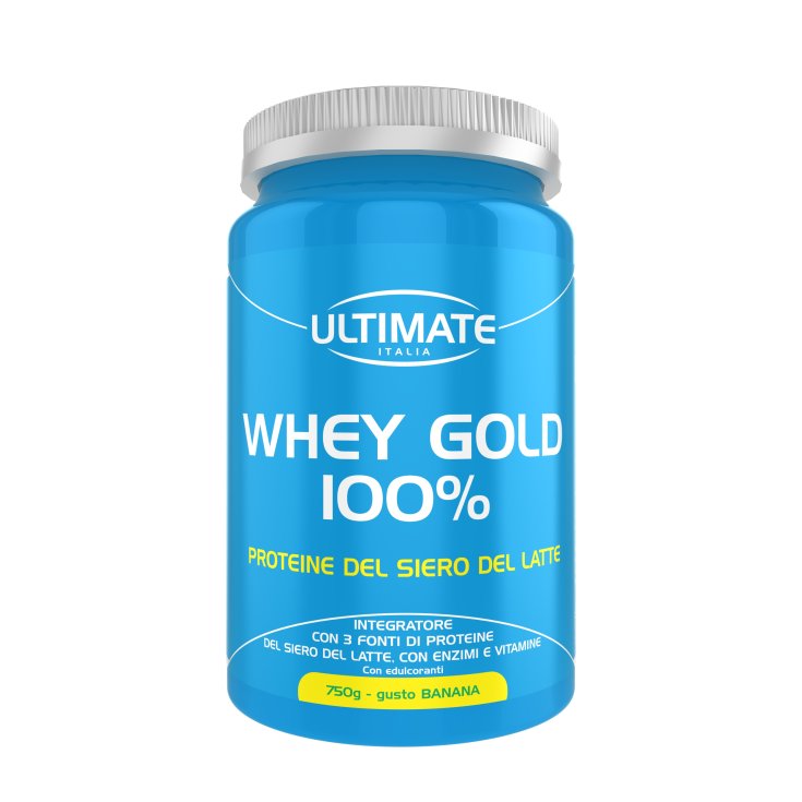 Ultimate Whey Gold Nahrungsergänzungsmittel mit 100 % Bananengeschmack 750 g