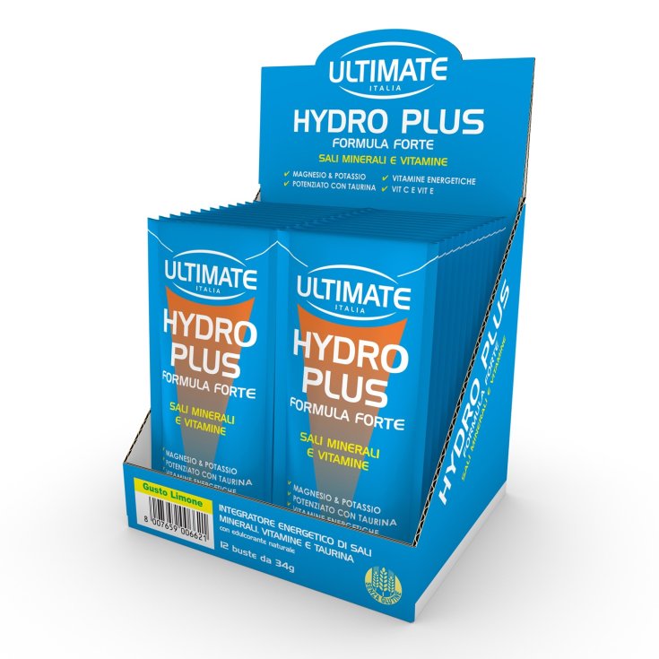 Ultimate Hydro Plus 12 Beutel mit Zitronengeschmack