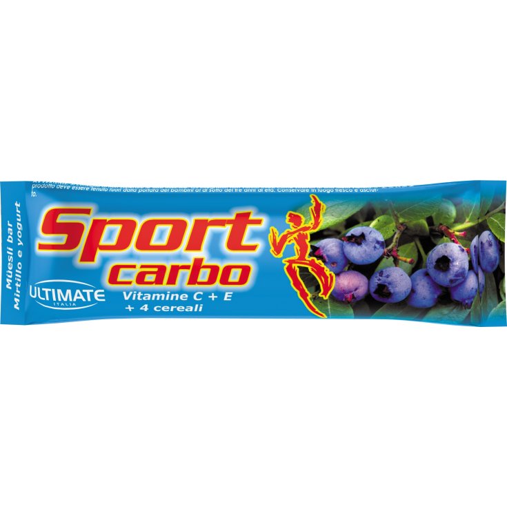 Ultimate Sport Carbo Müsliriegel Heidelbeere und Joghurt 25g