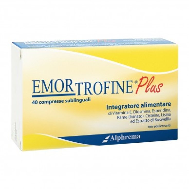 Alphrema Emortrofine Plus Nahrungsergänzungsmittel 40 Tabletten