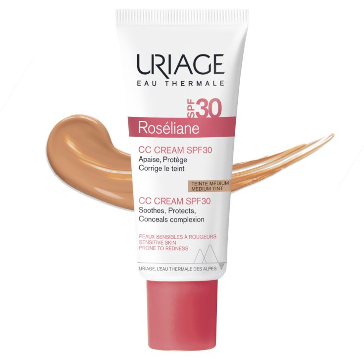 Roséliane Cc Cream LSF 30 Mittlere Tönung Uriage 40ml