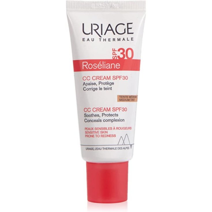 Roséliane Cc Cream LSF 30 Mittlere Tönung Uriage 40ml