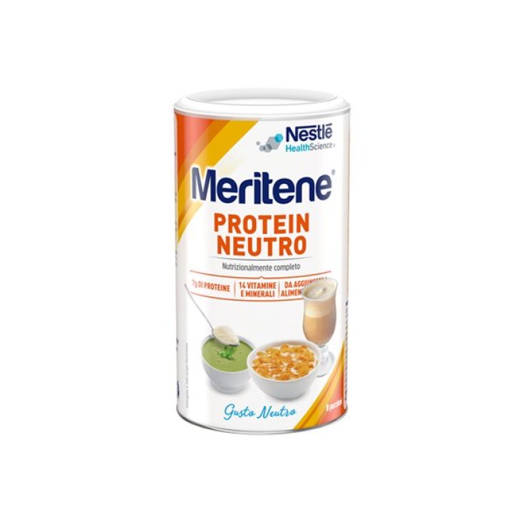 Nestlé Health Science Meritene Kraft- und Vitalitätsneutrales Pulver, Proteinergänzung, Vitamine und Mineralstoffe, 270 g