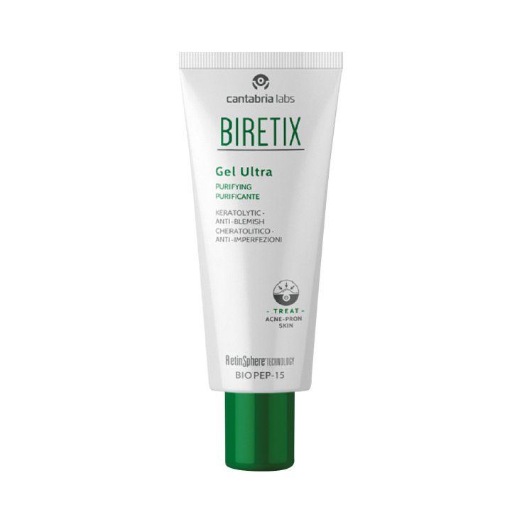 BiRetix Ultra Peeling-Gel, feuchtigkeitsspendend, beruhigend für empfindliche, zu Akne neigende Haut, 50 ml