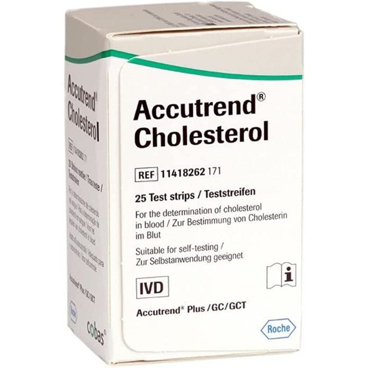 Accutrend Cholesterin 25 Tiras