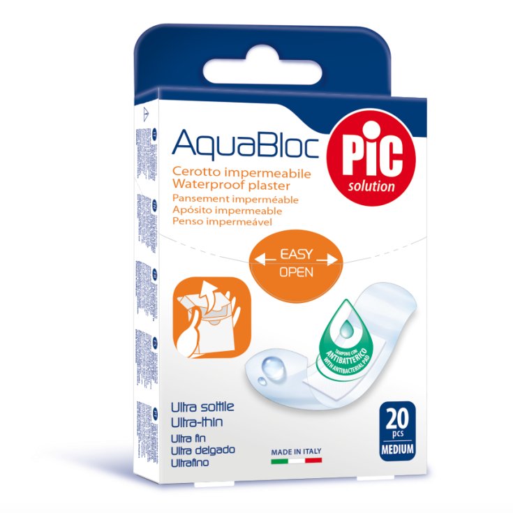 Pic Aquablock Wasserdichte Patches Medium 20 Einheiten