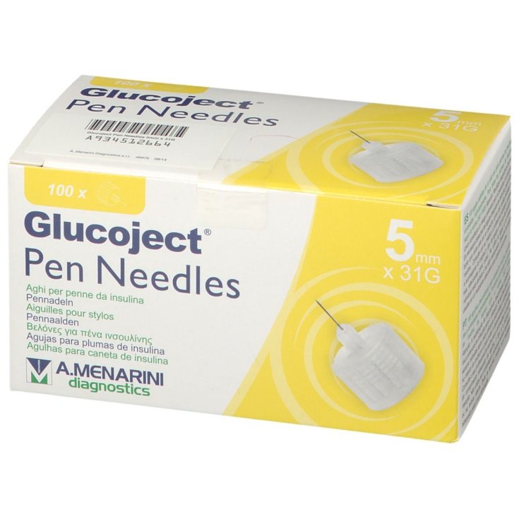 Menarini Glucoject Pen Nadeln 5mm G31 100 Stück