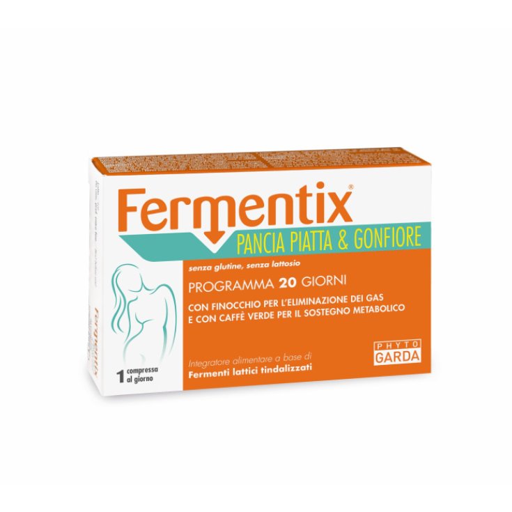 Fermentix FLACHER BAUCH & SCHWELLEN Phyto Garda 20 Tabletten