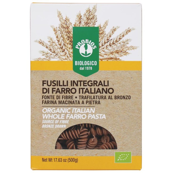 Dinkel Vollkorn Spezialität Fusilli Probios 500g