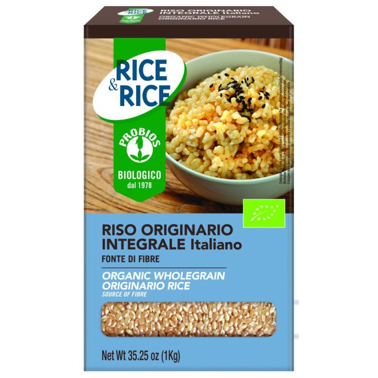 Rice & Rice Original Rice Round Integral Probios 1kg