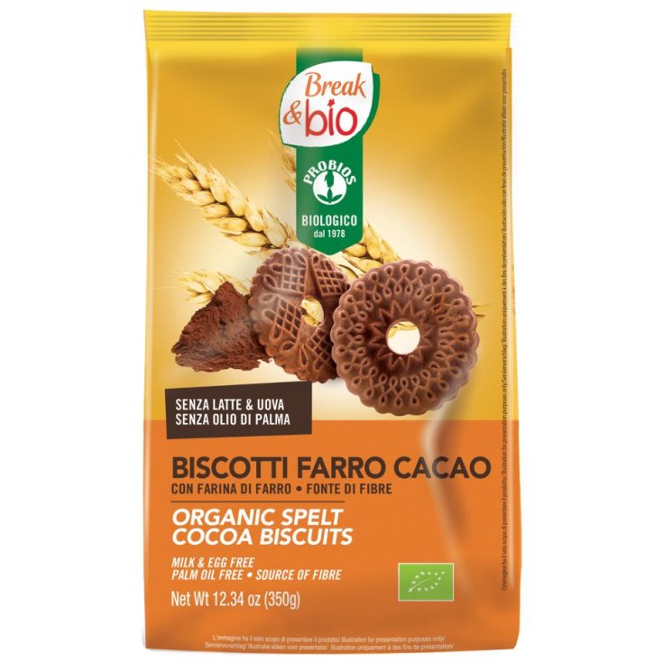 Break & Bio Biscotti Farro Kakao Probios 350g