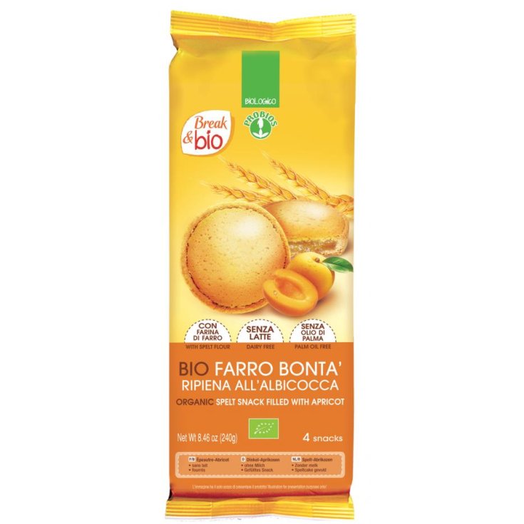 Break & Bio Dinkel Goodness mit Apricot Probios 4x60g