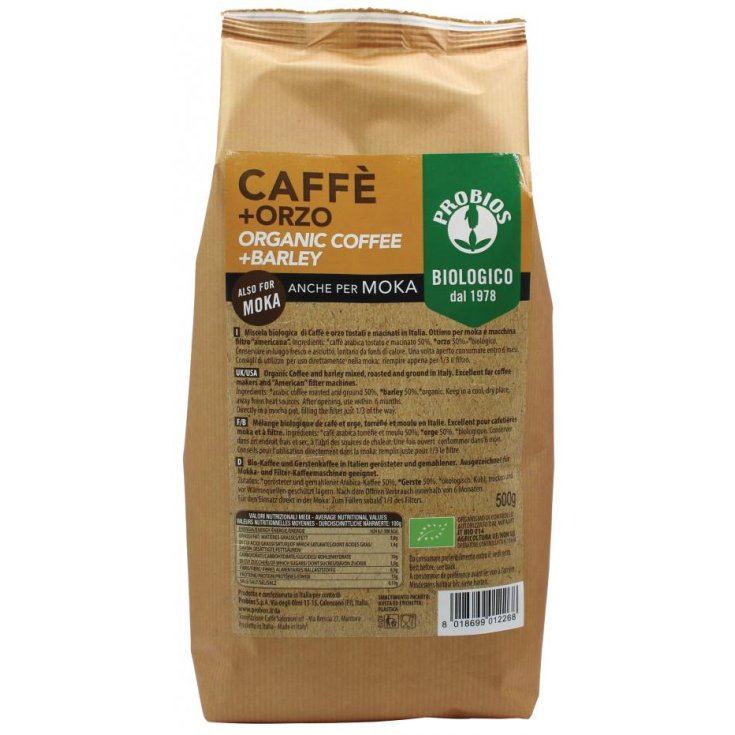 Kaffee + Gerstenmoka Probios 500g