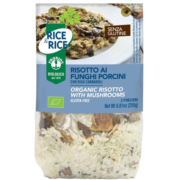 Reis & Reisrisotto mit Steinpilzen mit Miso Probios 250g