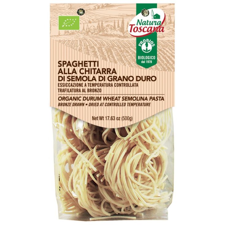 Natura Toscana Handwerkliche Pasta Spaghetti Alla Chitarra Probios 500g