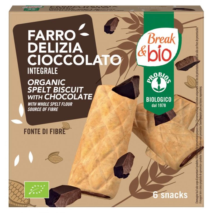 Break & Bio Dinkel Delizia Al Cacao Probios 6x30g
