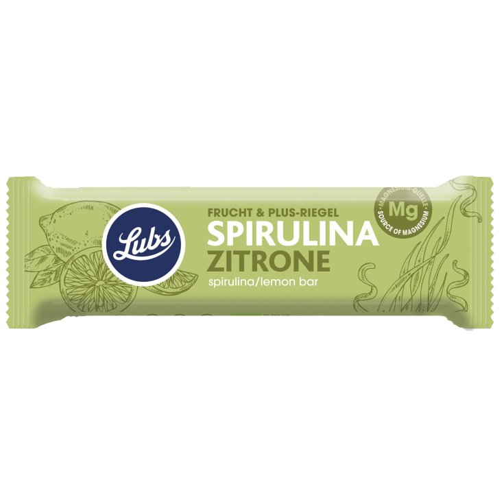 Lubs Probios Zitrone Spirulina Riegel 40g