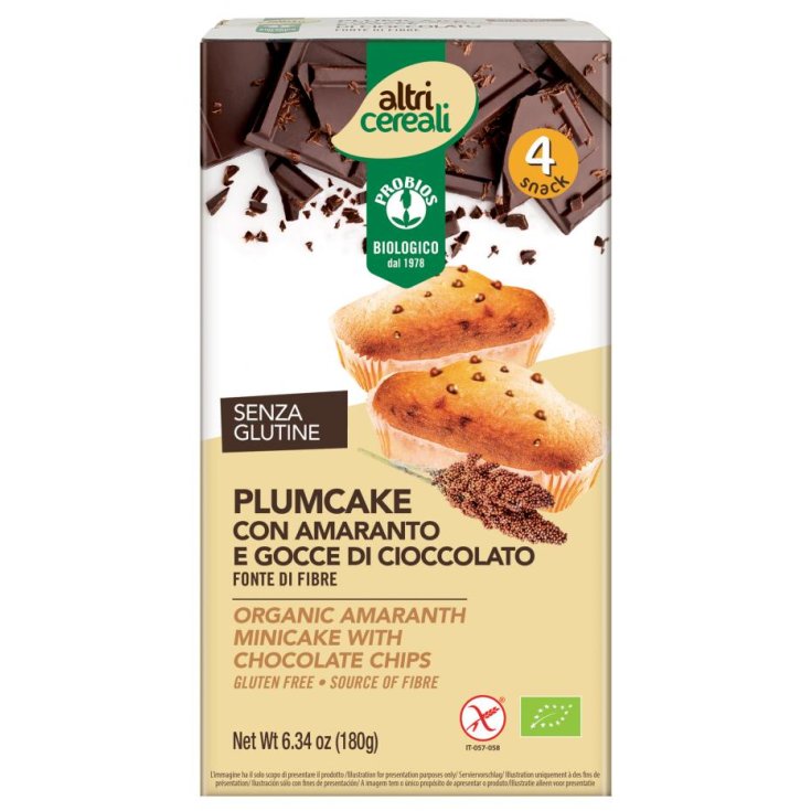 Sonstige Cerealien Pflaumenkuchen mit Amaranth und Schokodrops Probios 180g