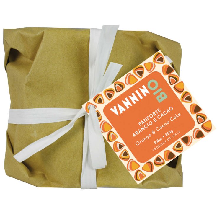 Vannini Panforte Cacao Orange And Mandels Probios 250g