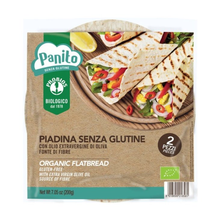 Panito Piadina Glutenfreie Probios 2x100g