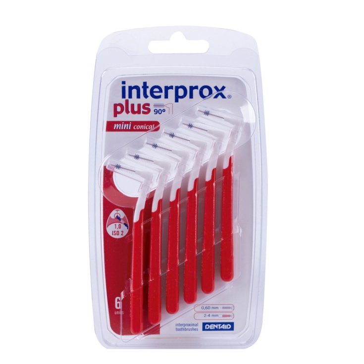 Dentaid Interprox Plus Miniconic Rot 6St