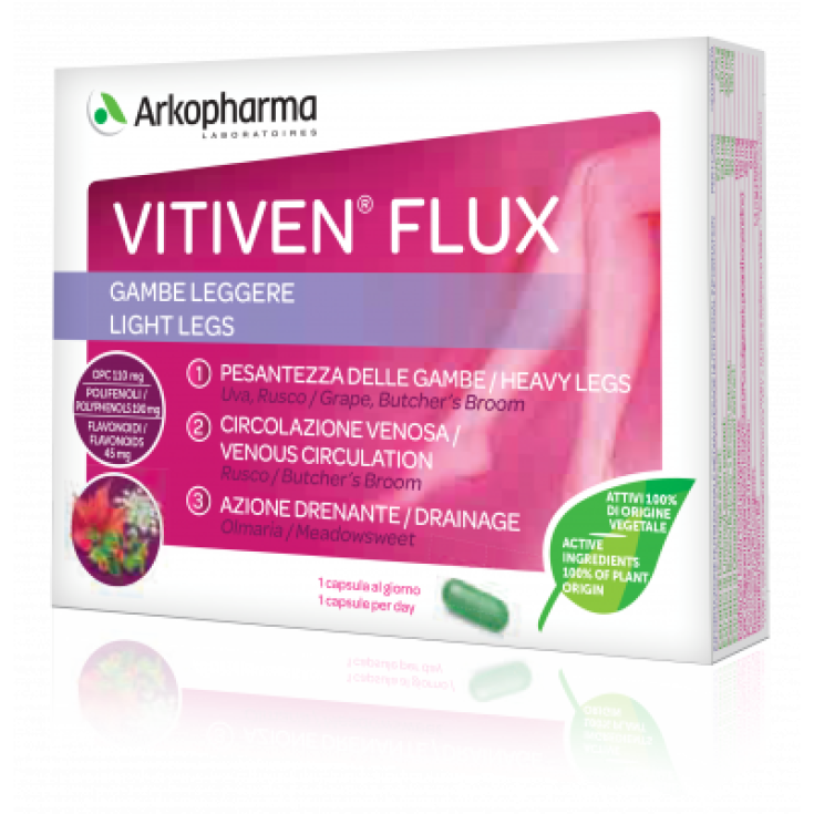 Arkopharma Vitiven Flux Veinoflux Nahrungsergänzungsmittel 30 Kapseln