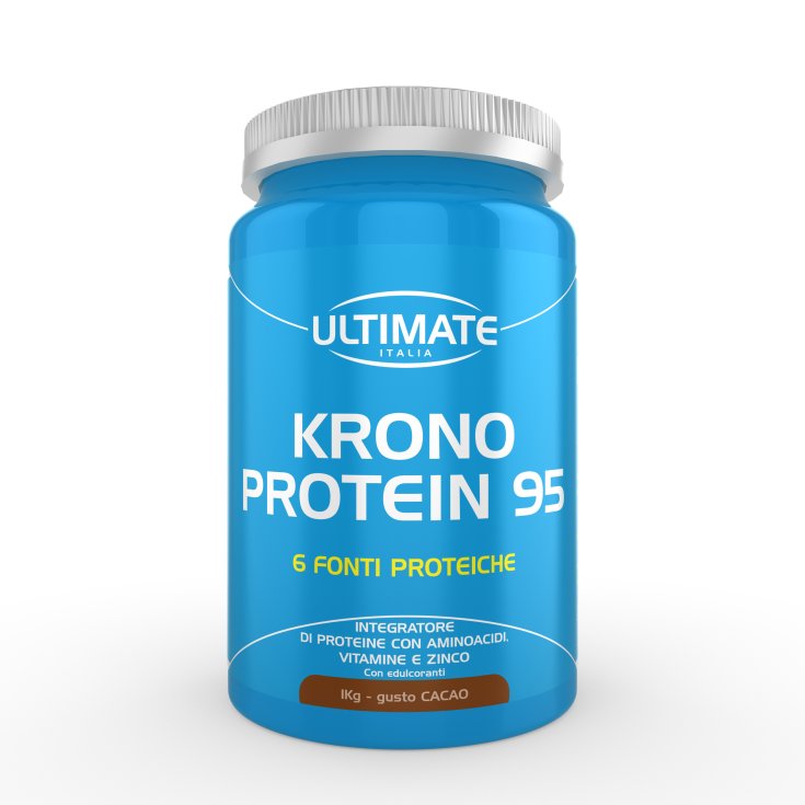 Ultimate Krono Protein 95 Nahrungsergänzungsmittel Kakaogeschmack 1kg