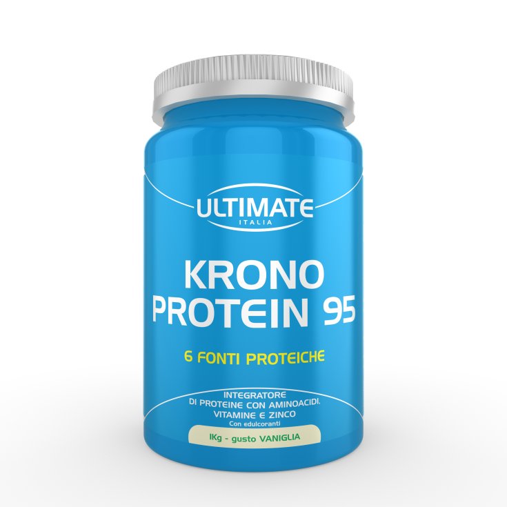 Ultimate Krono Protein 95 Nahrungsergänzungsmittel Vanilla Cream Geschmack 1kg