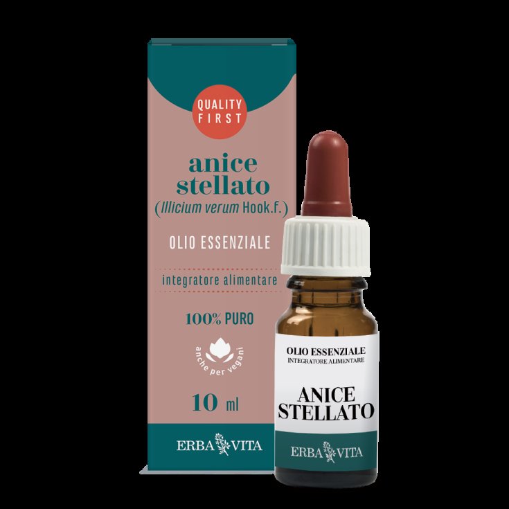 ErbaVita Ätherische Öle Sternanis Nahrungsergänzungsmittel 10ml