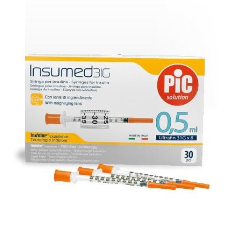 Pic Insumed Insulin Spritze 0,5 ml 30 Stück