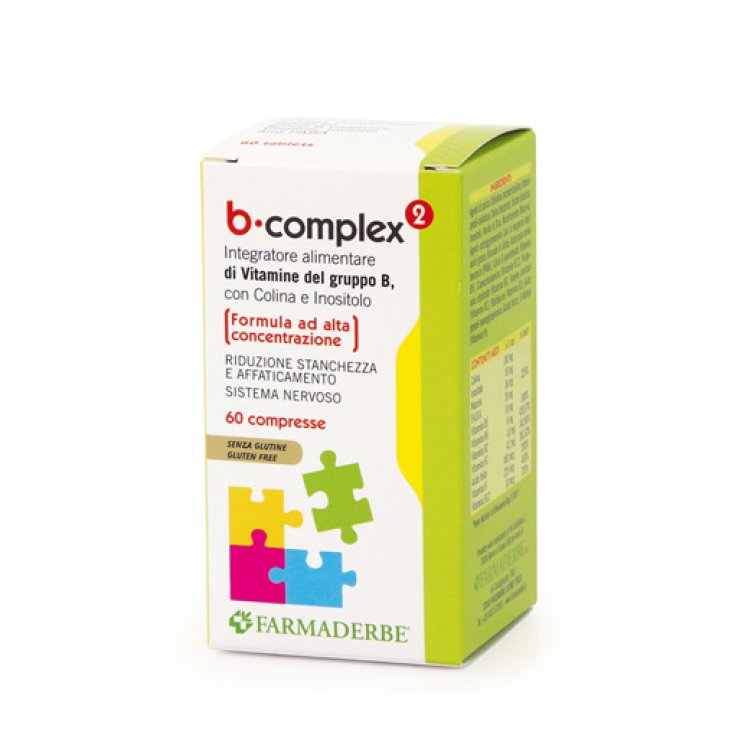 Farmaderbe B Complex Nahrungsergänzungsmittel 60 Tabletten