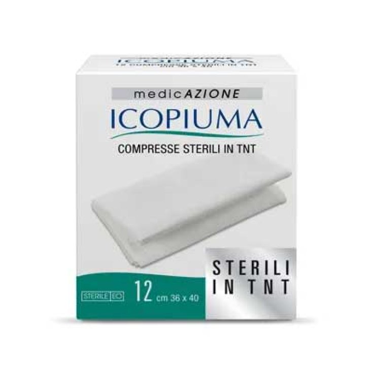 Icopiuma Sterile Mulltabletten In TNT 36x40cm 12St