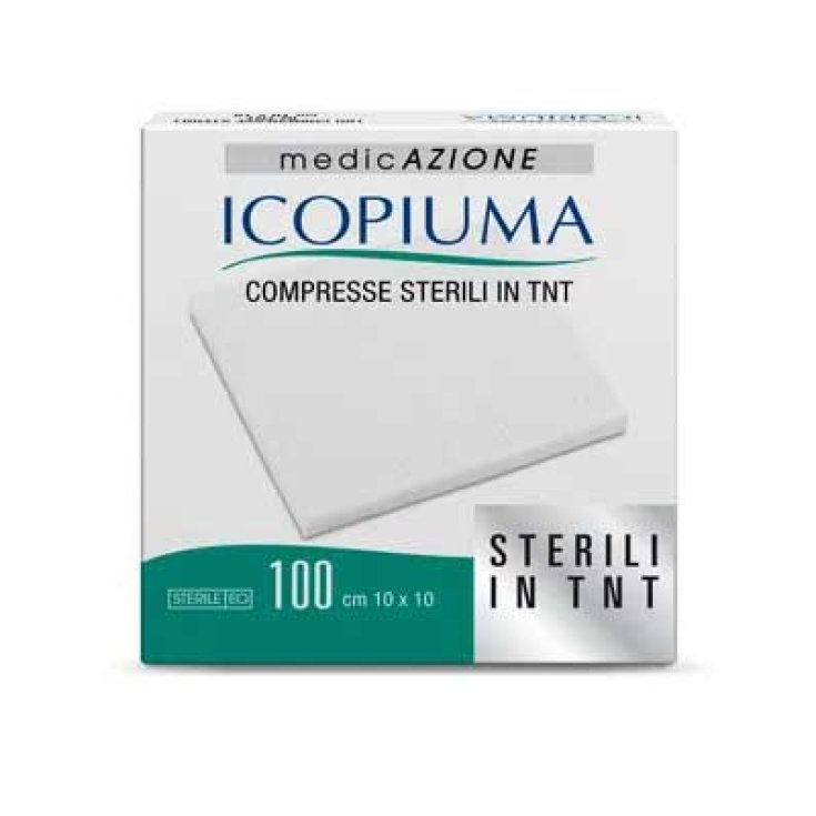 Icopiuma Nonwoven Mulltabletten 10x10cm 100St