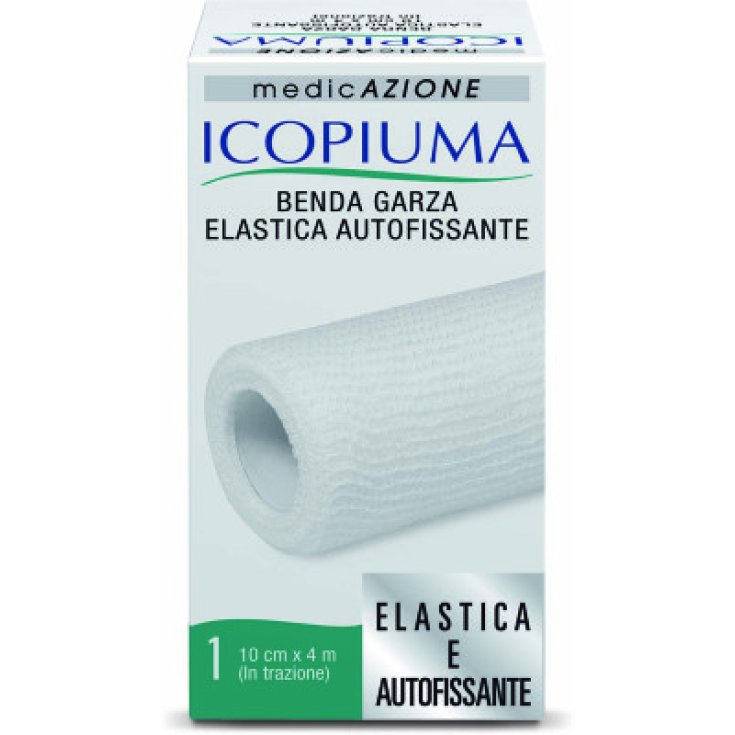 Icopiuma Selbstfixierende elastische Mullbinde 10 cm x 4 m