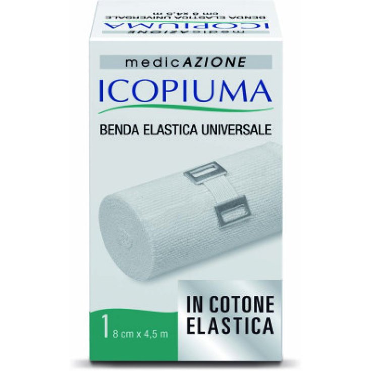 Icopiuma Universelle elastische Bandage aus Baumwolle 8x4,5cm