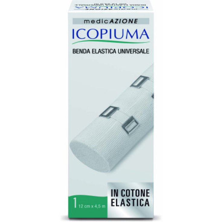 Icopiuma Universelle elastische Bandage aus Baumwolle 12x450cm