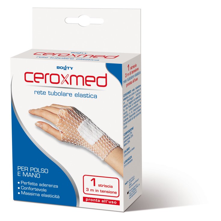 Ceroxmed Elastic Tubular Net für Hand und Handgelenk IBSA 1 Streifen von 3 m