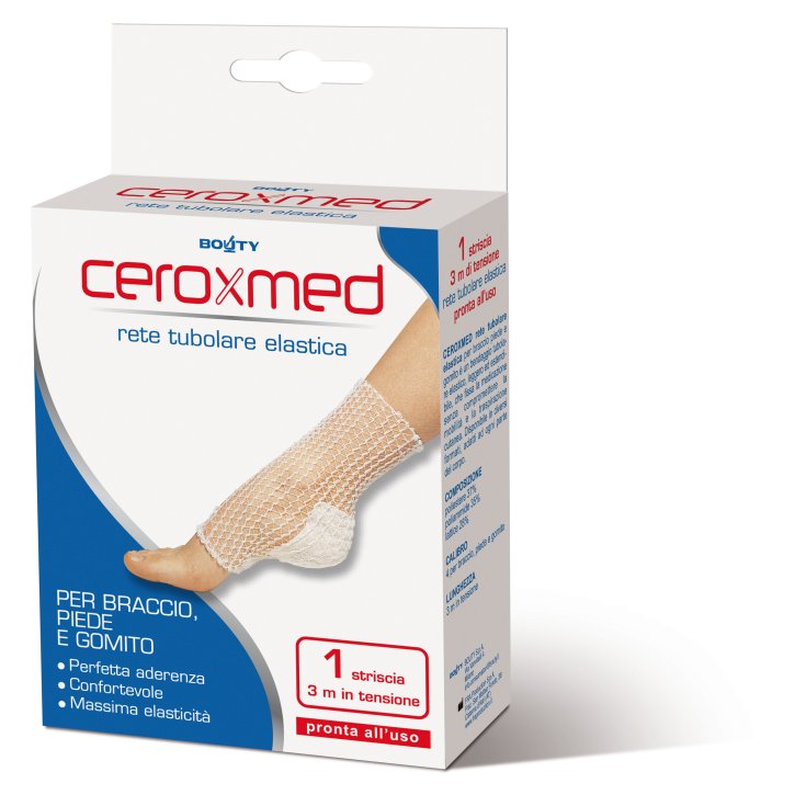 Ceroxmed elastisches Schlauchnetz für Arm-Fuß-Ellenbogen IBSA 1 Streifen von 3 m