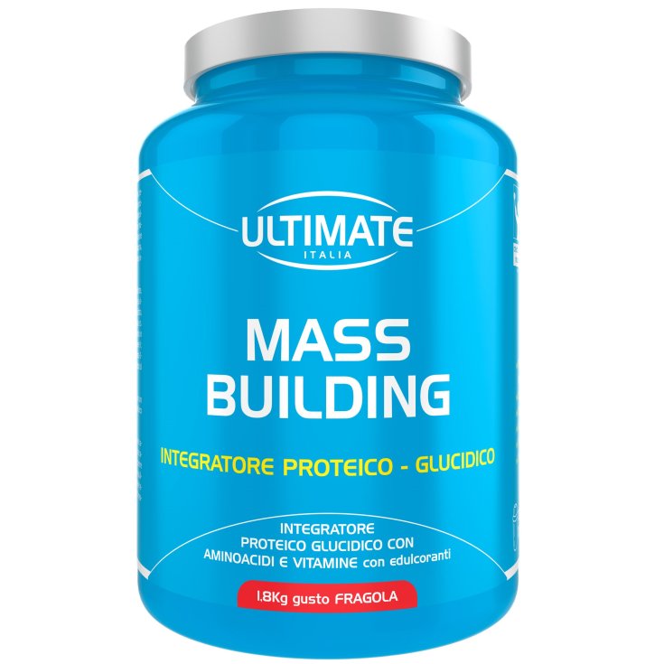 Ultimate Mass Building Nahrungsergänzungsmittel Erdbeergeschmack 1,8kg