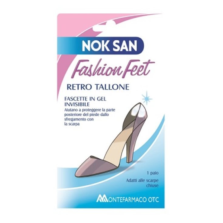 Nok San Fashion Fußband für Retro Ferse MONTEFARMACO 1 Paar