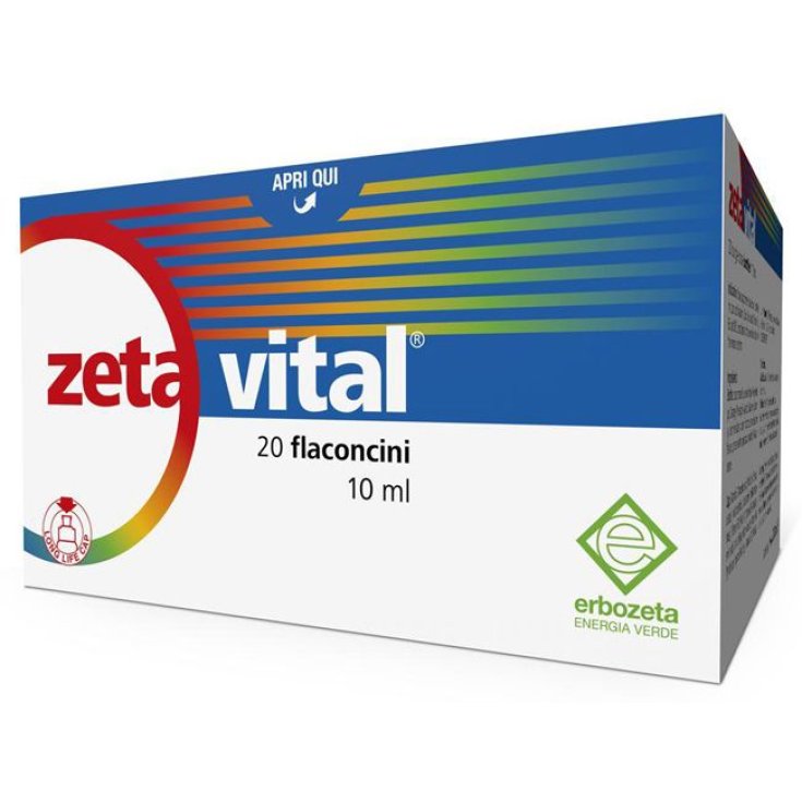 Erbozeta Zeta Vital Nahrungsergänzungsmittel 20 Fläschchen 10ml