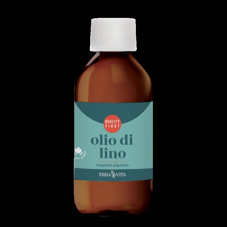 ErbaVita Oils Food Use Leinöl Nahrungsergänzungsmittel 100ml