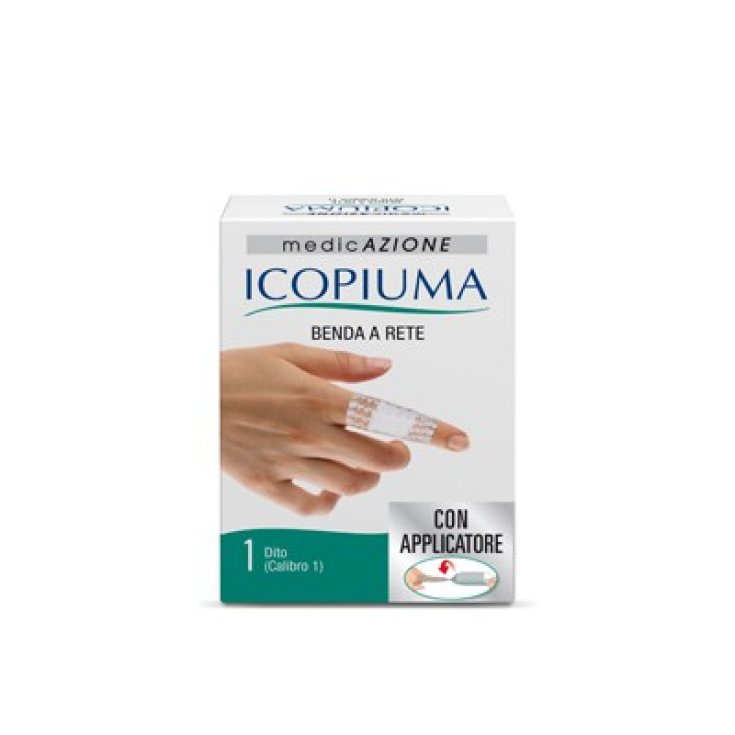 Icopiuma-Fingernetzverband mit 1 Gauge-Applikator