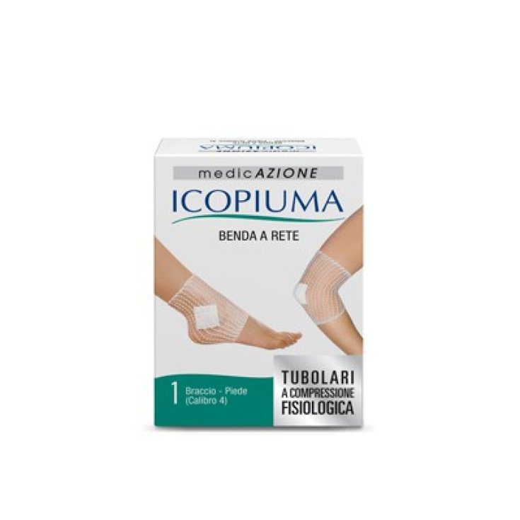 Icopiuma Physiologische Kompressionsnetzbandage Fußarm 4