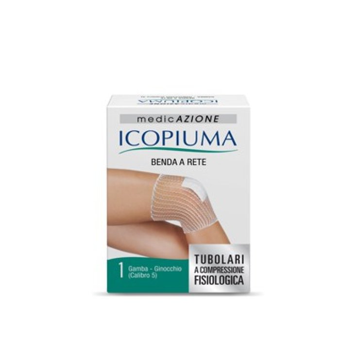 Icopiuma Bandage Physiologisches Kompressionsnetz Bein Knie Kaliber5