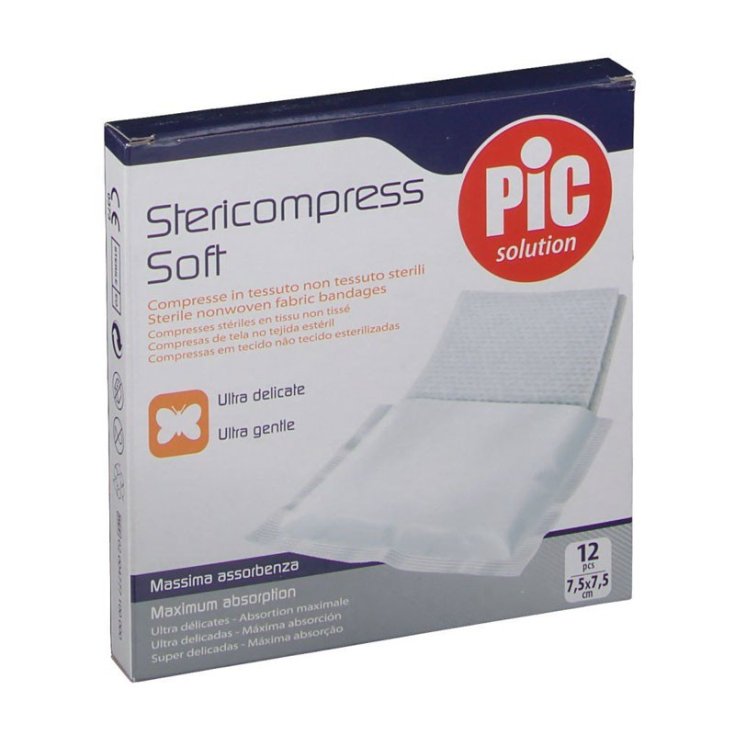 Pic Stericompress Mulltabletten 7,5x7,5cm 12 Stück