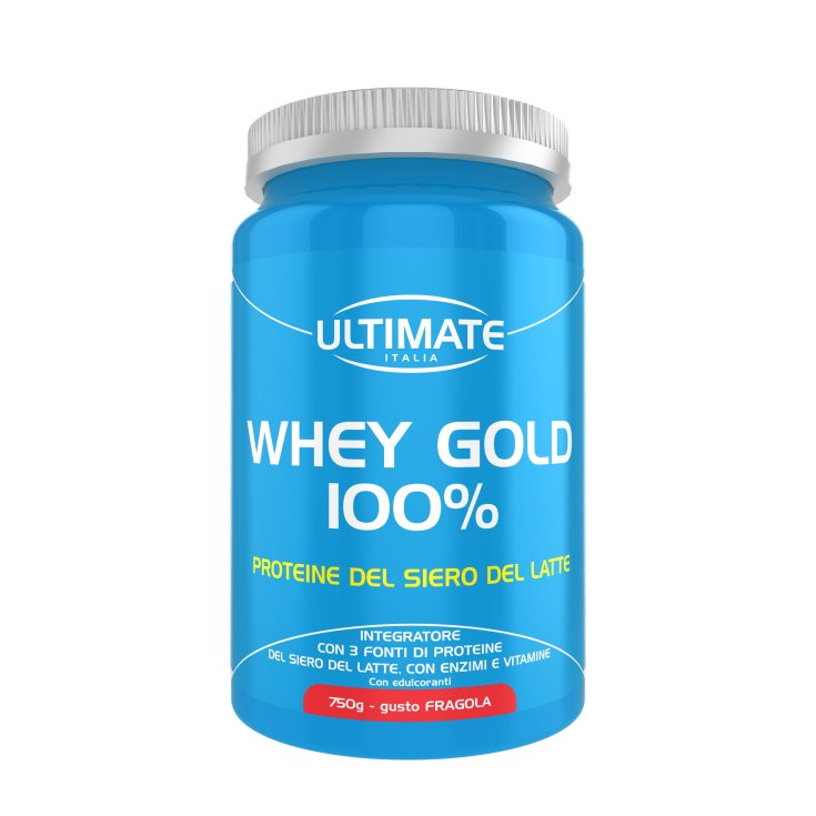 Ultimate Whey Gold 100% Nahrungsergänzungsmittel Erdbeergeschmack 750g